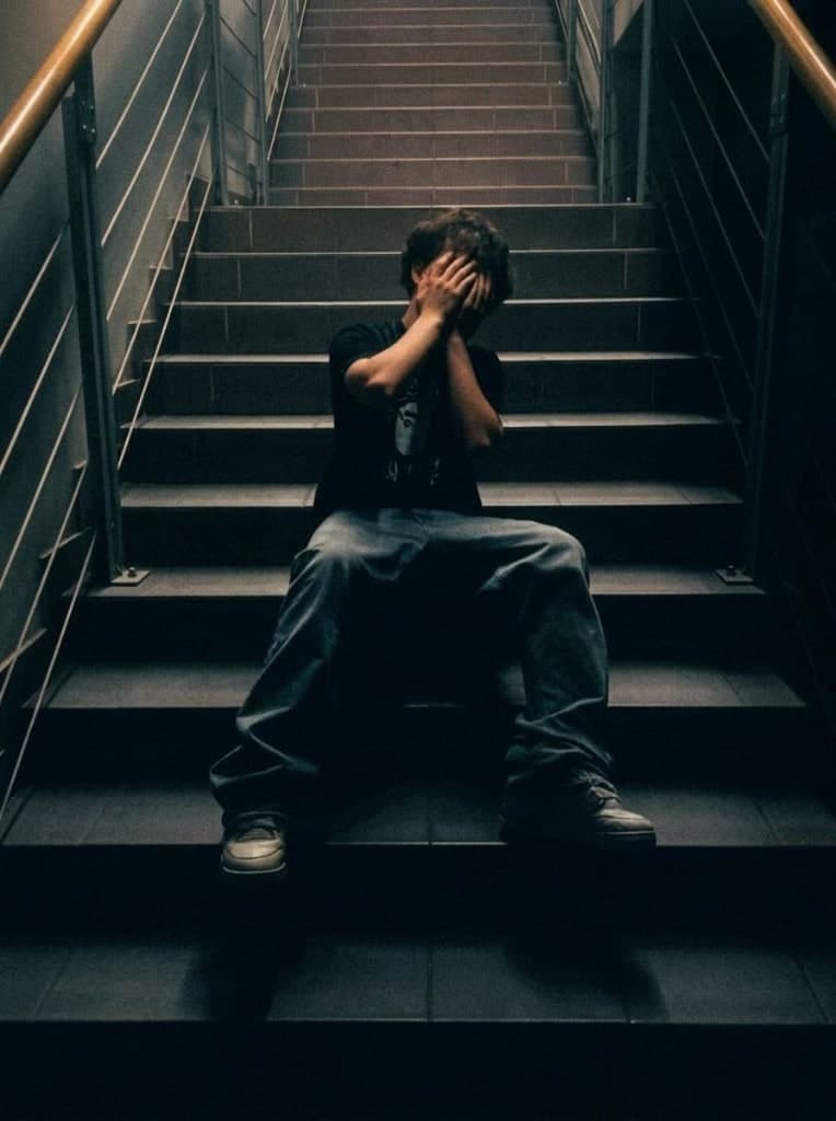 Portrait dans un escalier, rendu Night film
